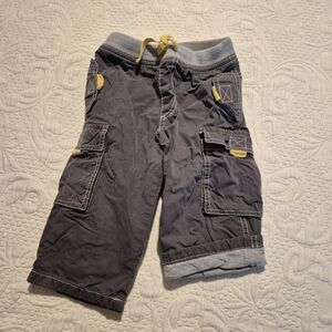 Baby Boden boys 12-18 months gray with gray jersey lining, soft waist GUC